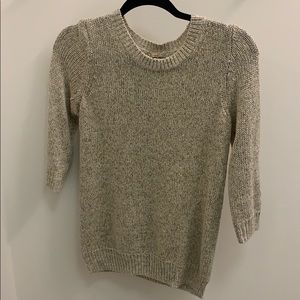 J Crew Cream Knit Sweater